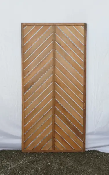 Product image 10 of the product “Coconut wood fence, model Heringbone, 90 x 180 cm height, natural. ”